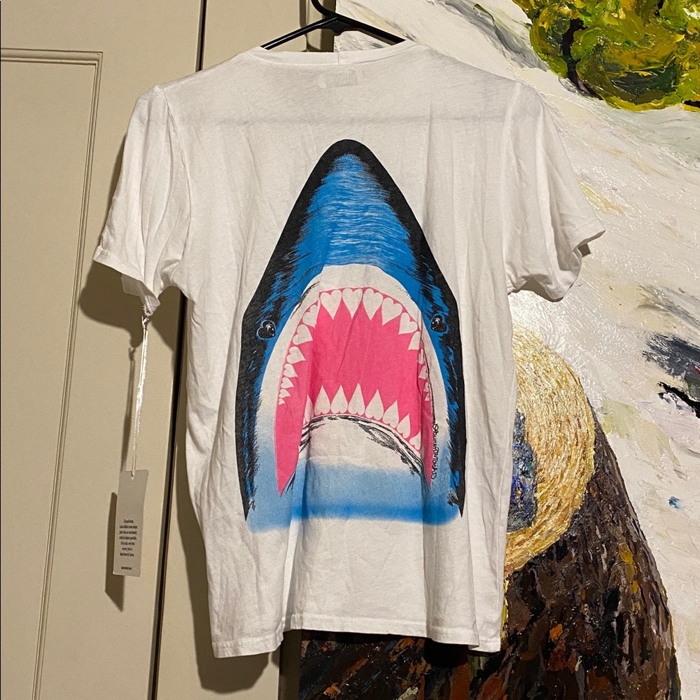 Lauren Moshi Surf’s Up Shark Tee